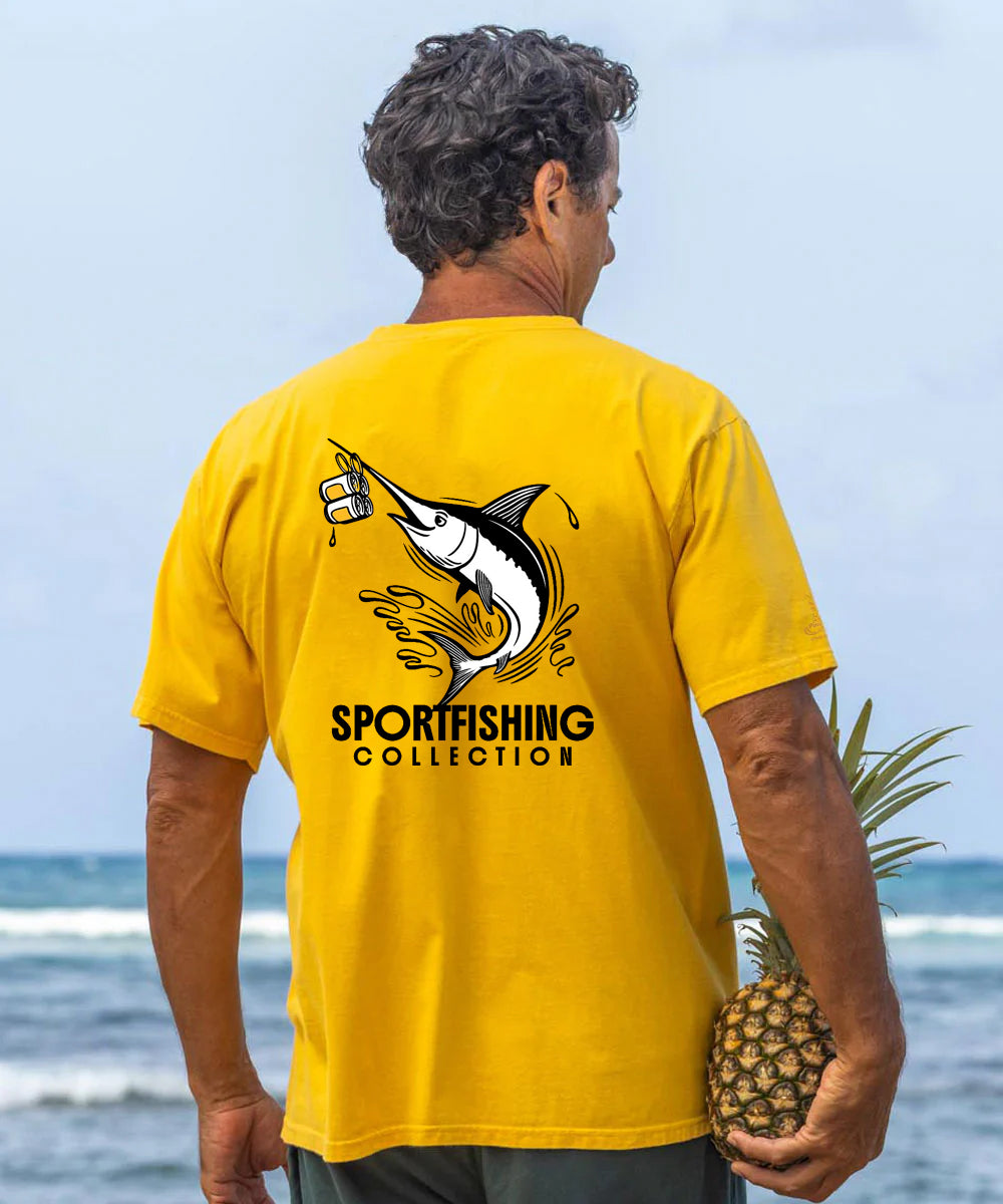 Vacation Outdoor Fishing Men's Cotton T-shirt
