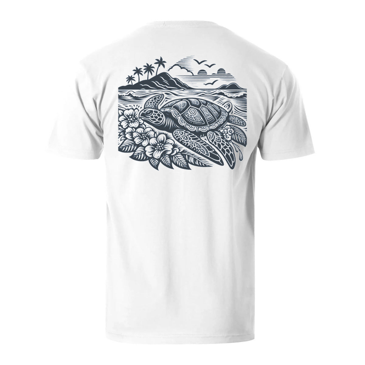 Vacation Sea turtles Men's Cotton T-shirt
