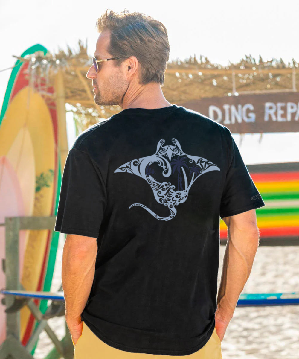 Vacation Manta Surf Hawaii Sea Men's Cotton T-shirt
