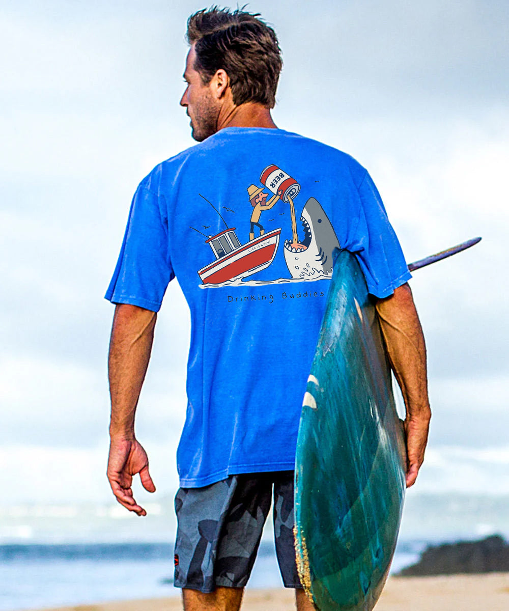 Vacation Drinking Buddies Men's Cotton T-shirt