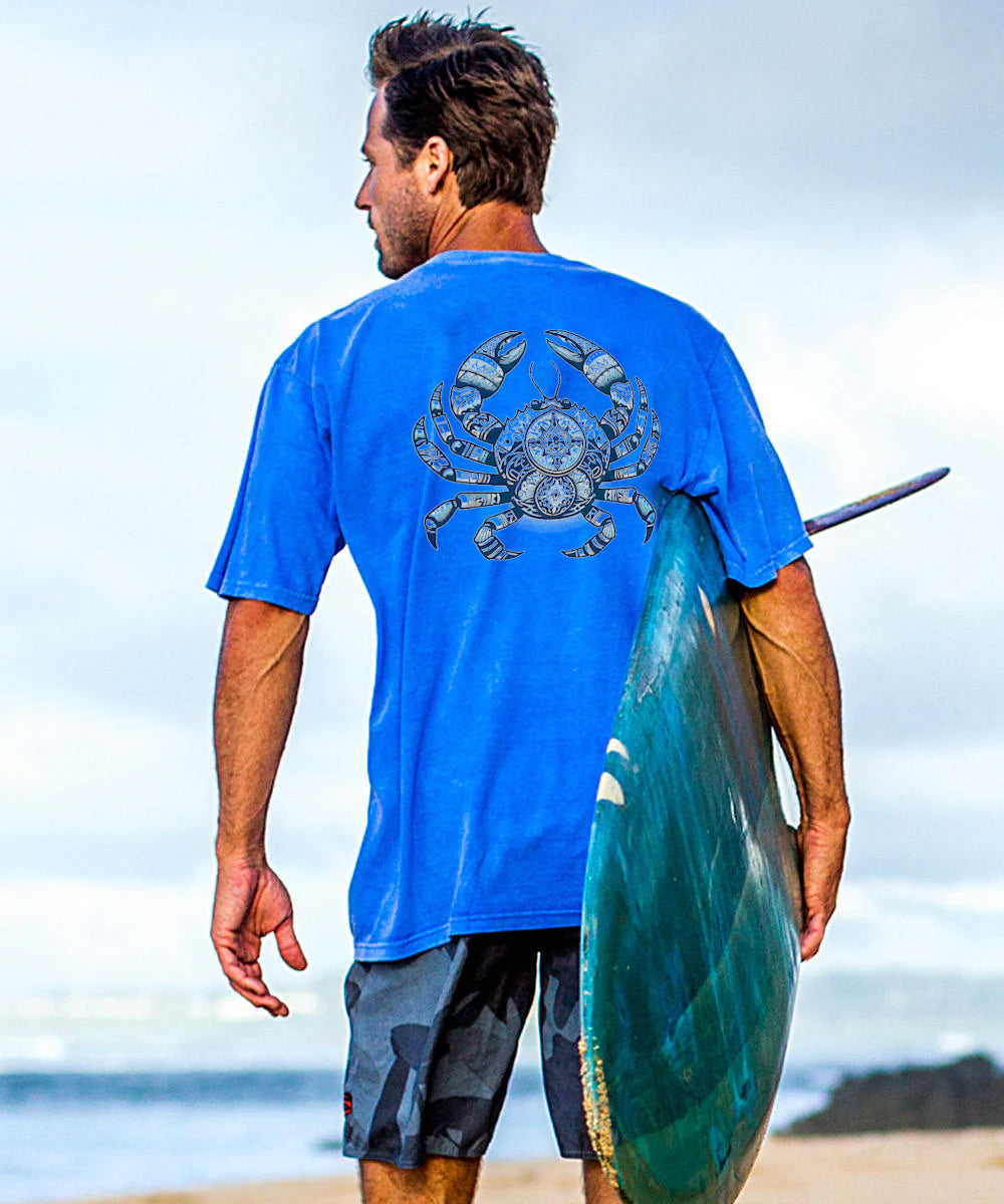 Vacation The Crab Men's Cotton T-shirt