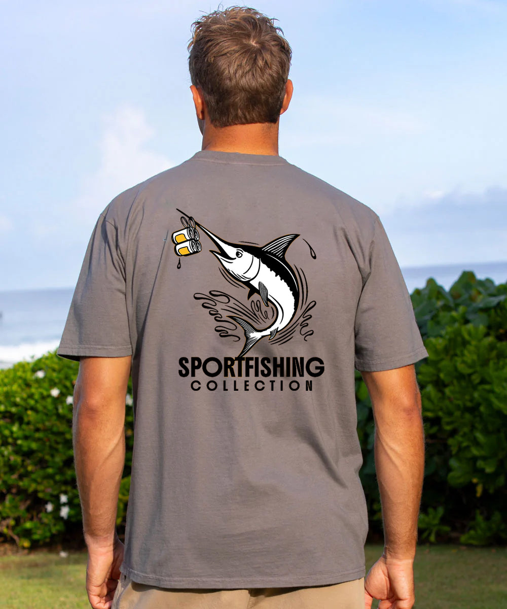 Vacation Outdoor Fishing Men's Cotton T-shirt