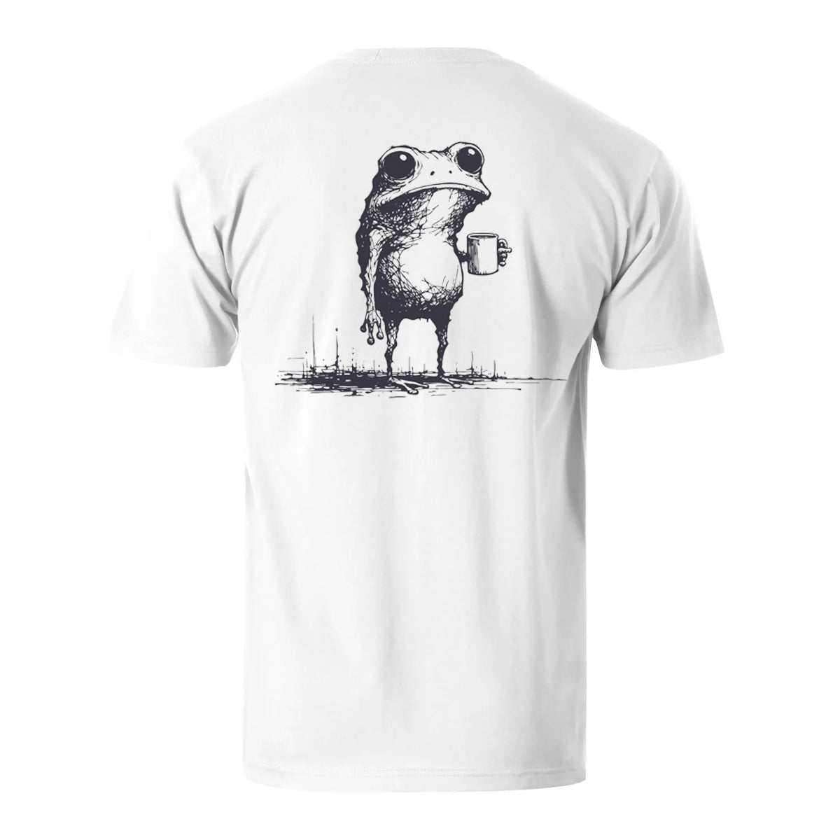 Vacation Mr. Frog drinks Men's Cotton T-shirt