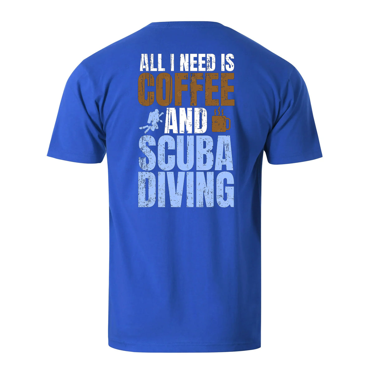All I Need Is Coffee And Scuba Diving Men's Cotton T-shirt