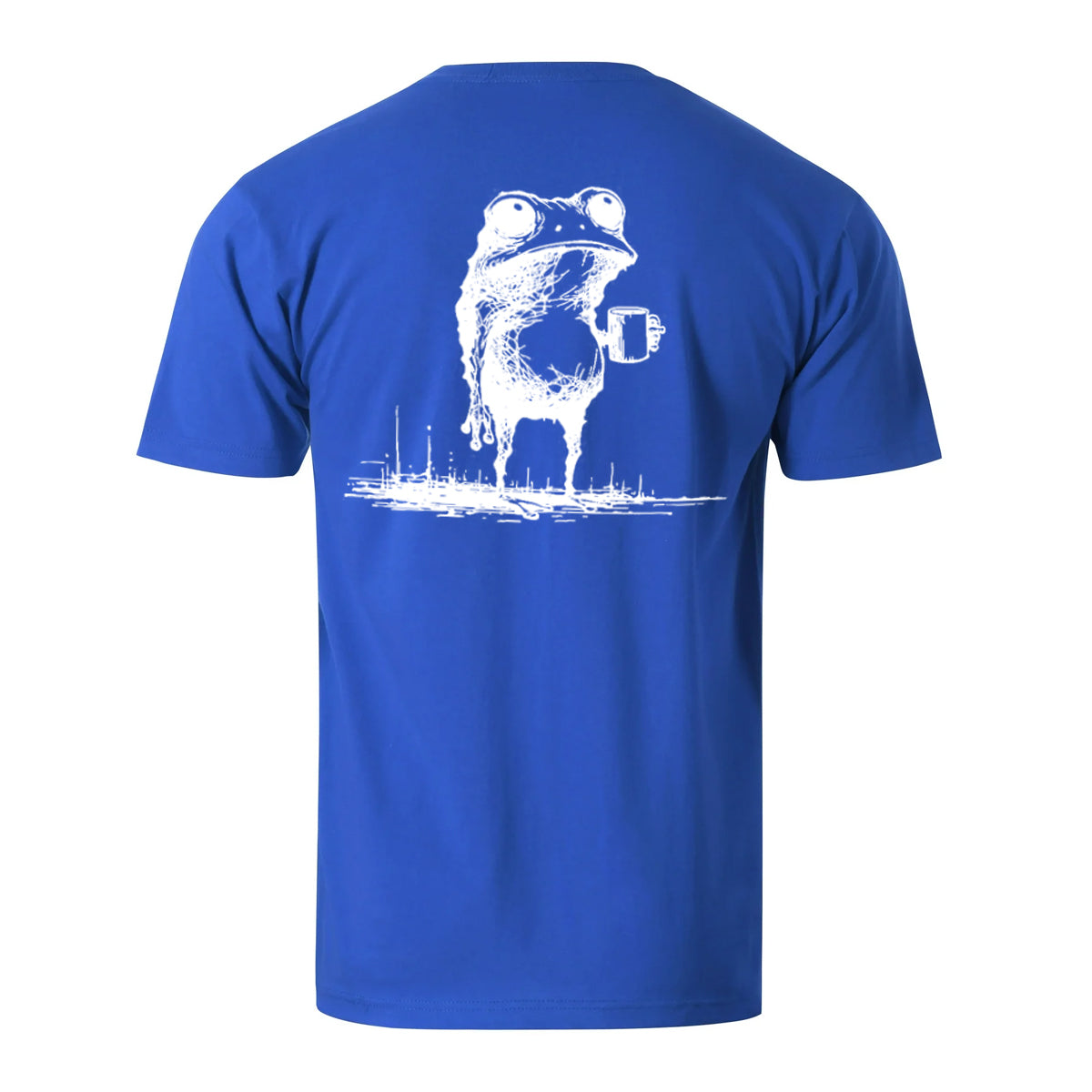 Vacation Mr. Frog drinks Men's Cotton T-shirt