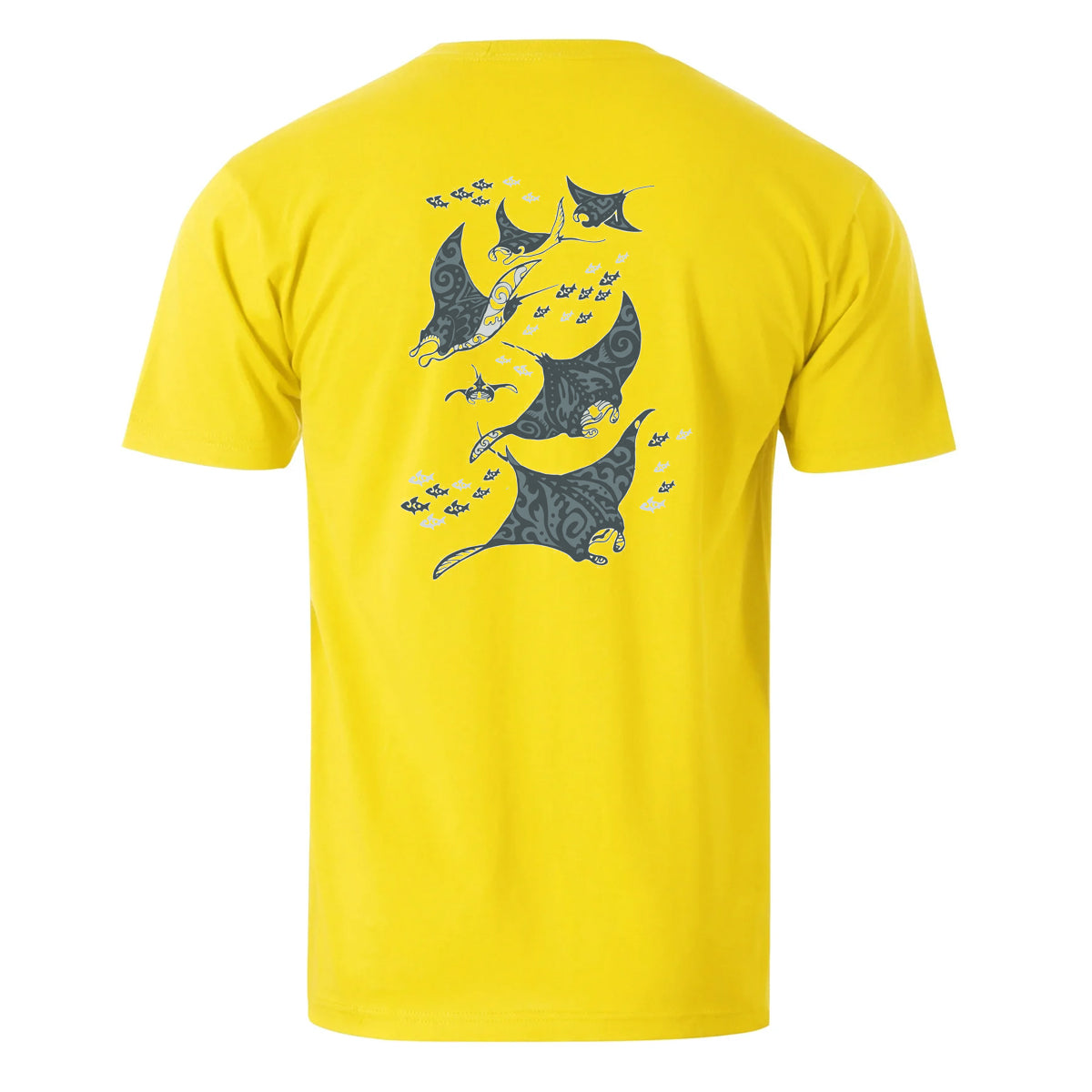 Vacation Schools Of Manta Rays Men's Cotton T-shirt