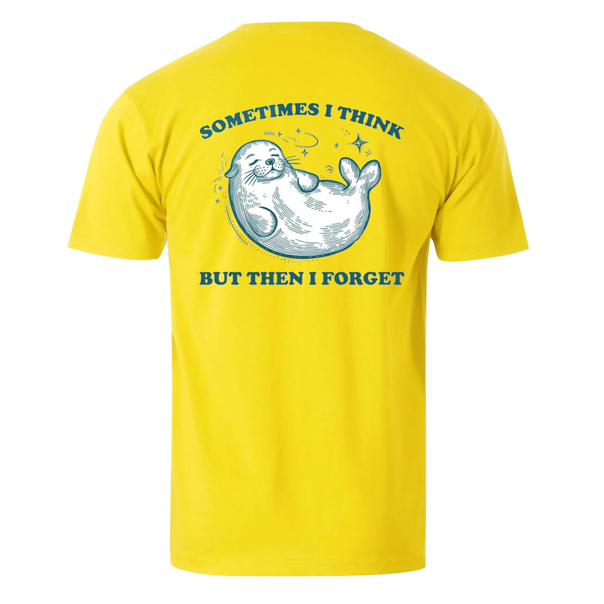 Vacation Sometimes I Think But Then I Forget Men's Cotton T-shirt