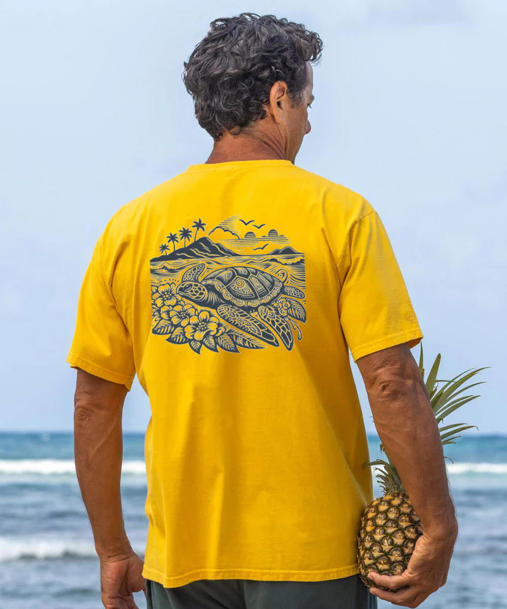 Vacation Sea turtles Men's Cotton T-shirt