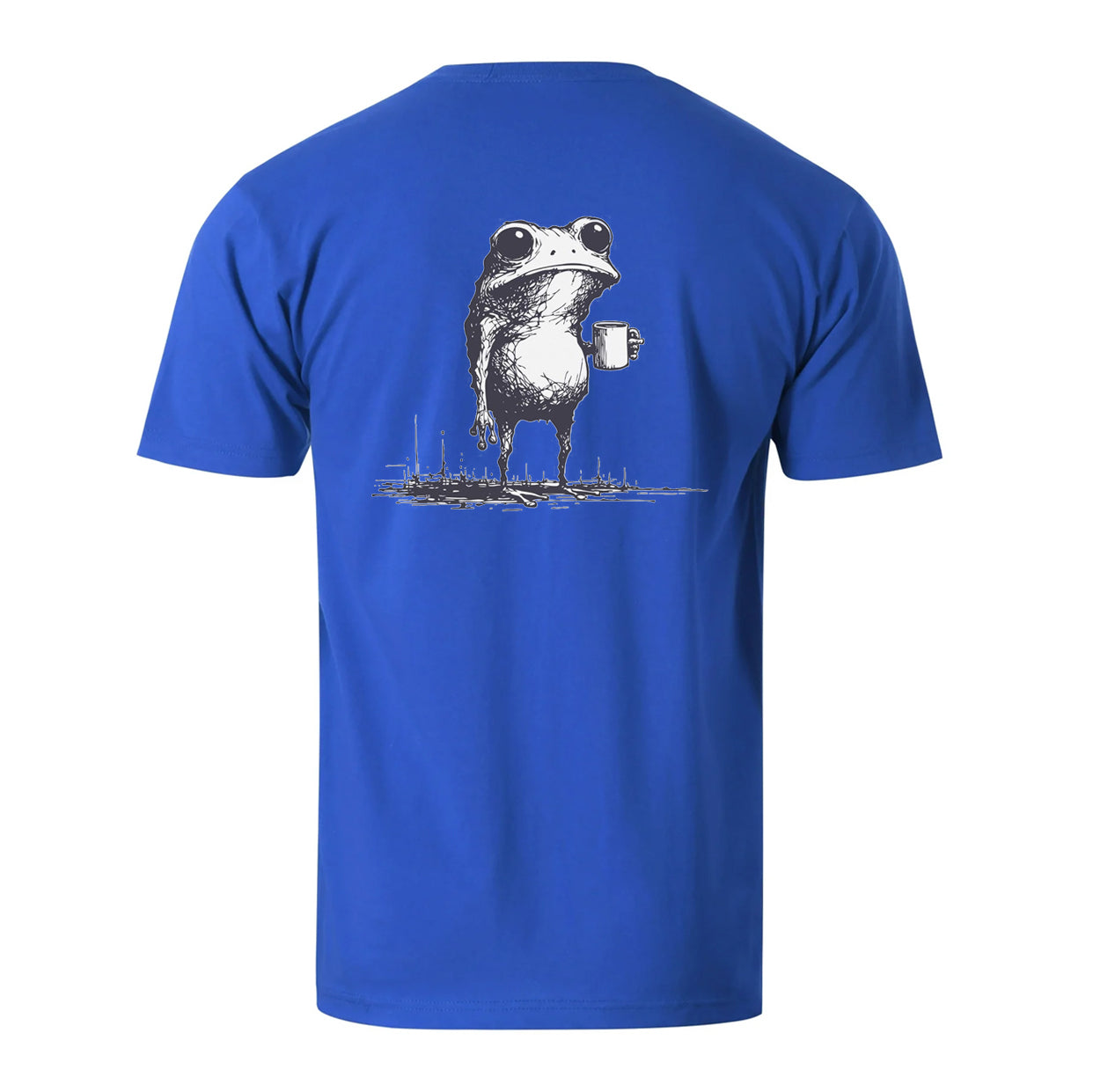 Vacation Mr. Frog drinks Men's Cotton T-shirt