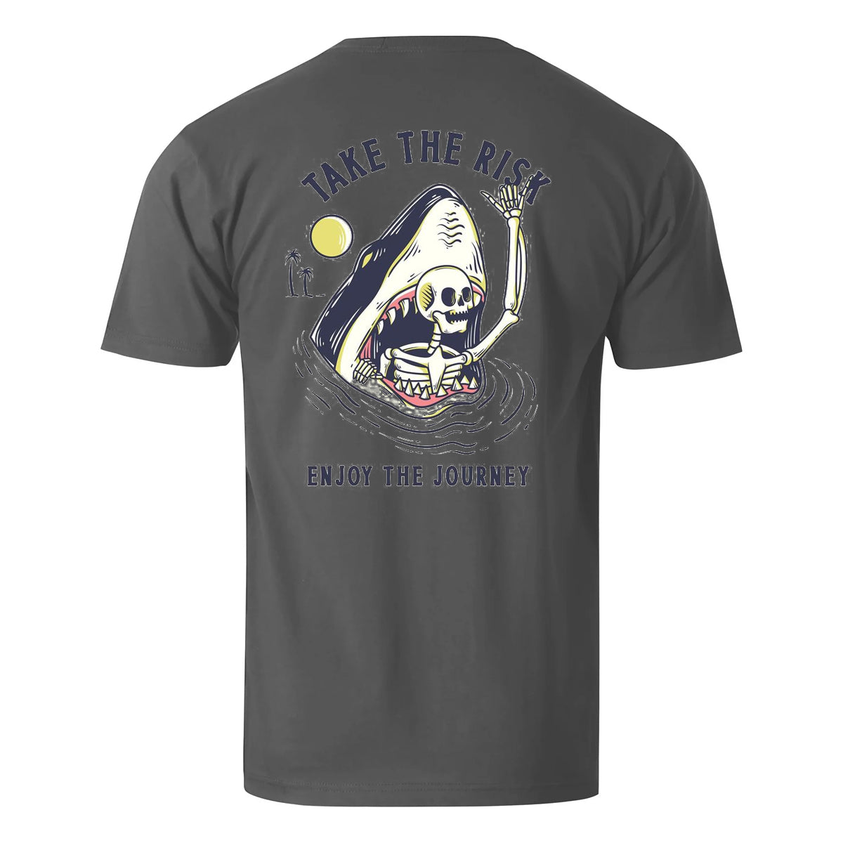 Vacation Take The Risk Enjoy The Journey Men's Cotton T-shirt