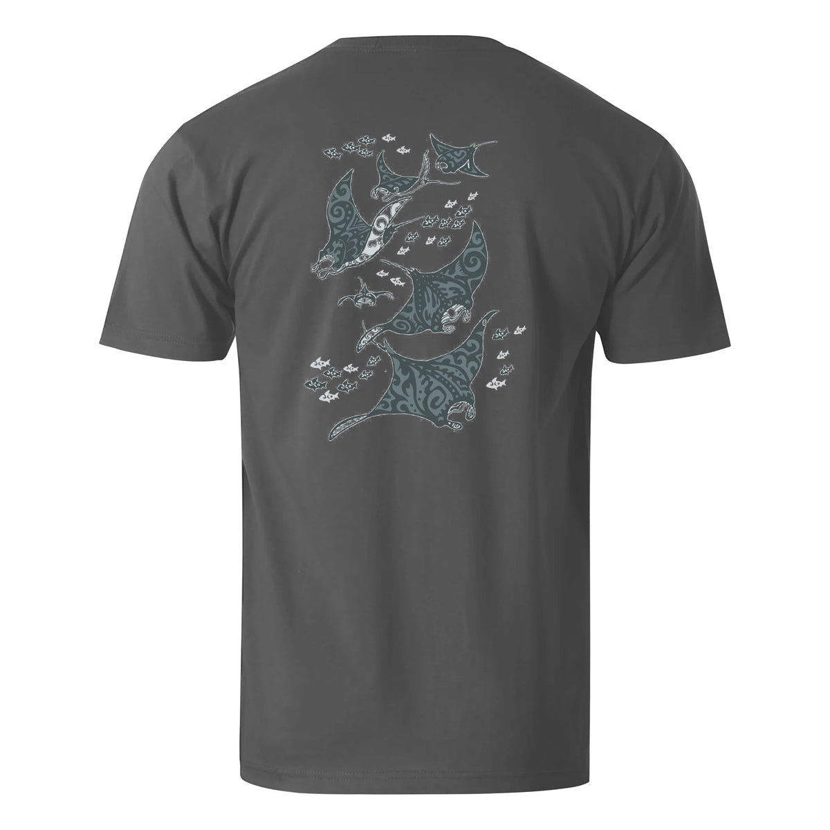 Vacation Schools Of Manta Rays Men's Cotton T-shirt