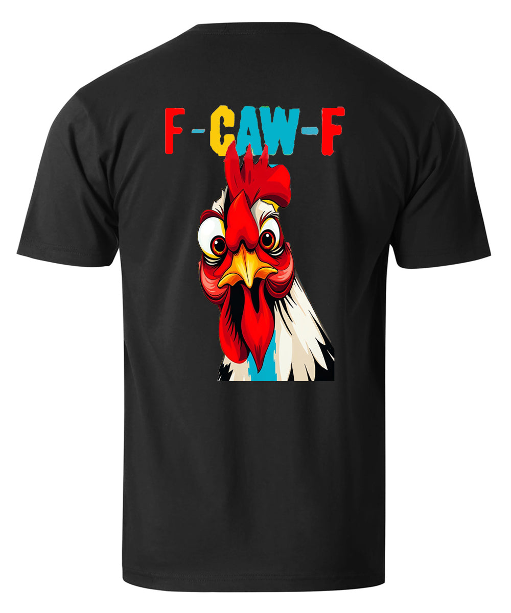 F-Caw-F Serious Rooster Men's Cotton T-shirt