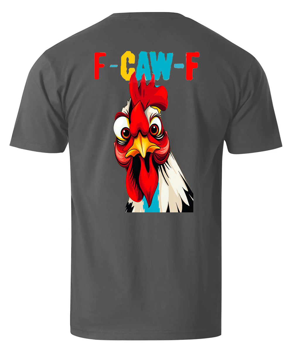 F-Caw-F Serious Rooster Men's Cotton T-shirt
