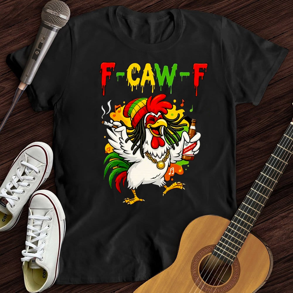 F-Caw-F Party Rooster WOMEN'S T-SHIRT