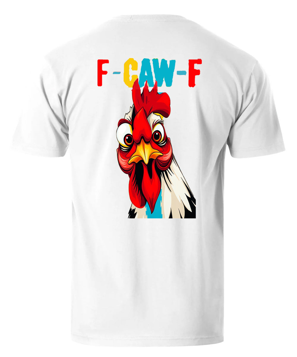 F-Caw-F Serious Rooster Men's Cotton T-shirt