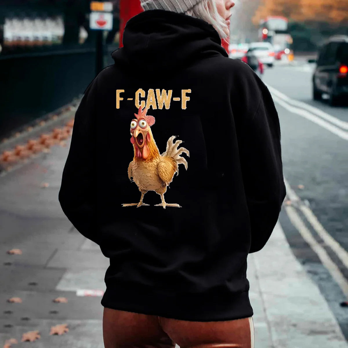 F-Caw-F Stunned Rooster Unisex Hoodie