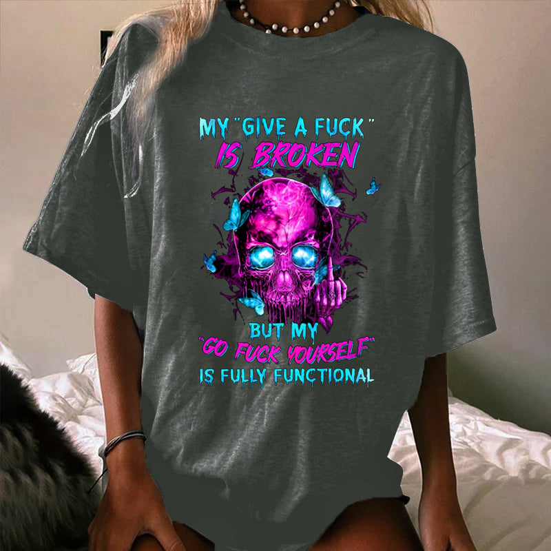 MY GIVE A F IS BROKEN WOMEN'S T-SHIRT