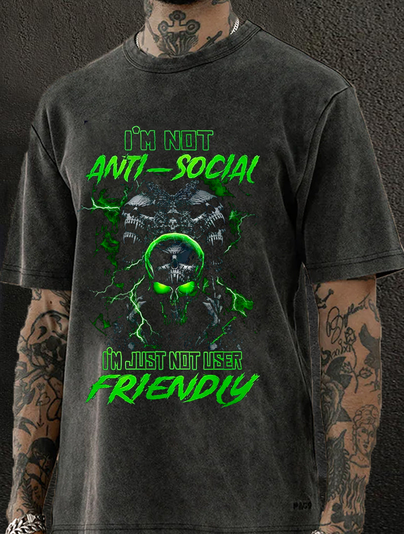 I'm Just Not User Friendly Washed Men's T-shirt
