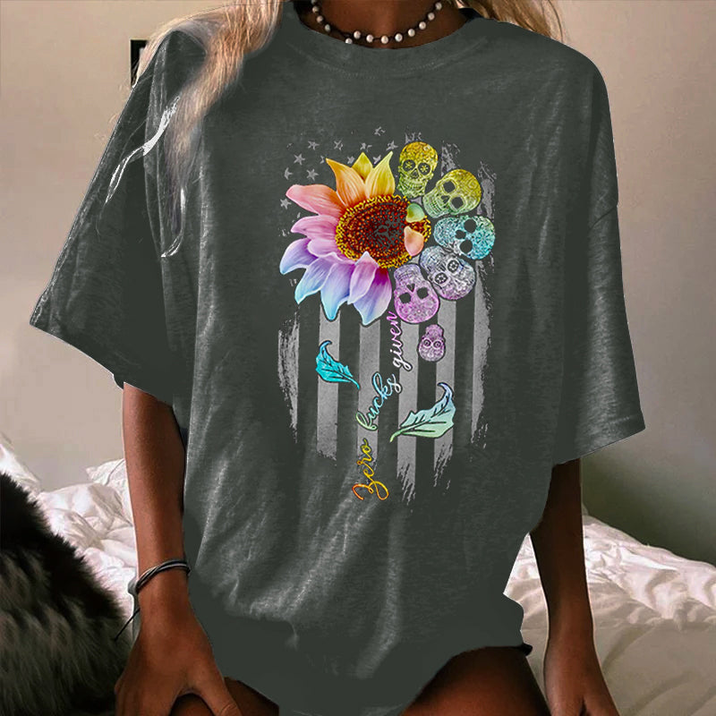SUNFLOWER RAINBOW WOMEN'S T-SHIRT
