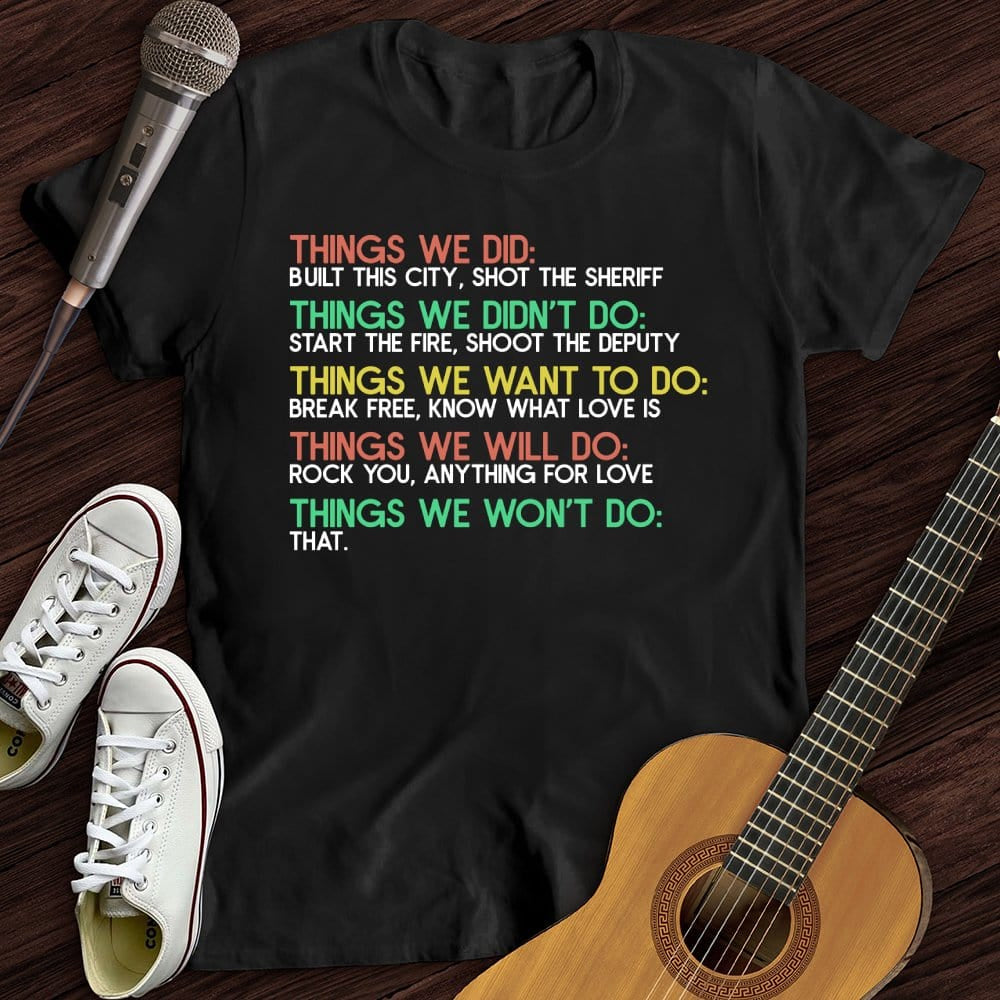 THINKS WE DID WOMEN'S T-SHIRT