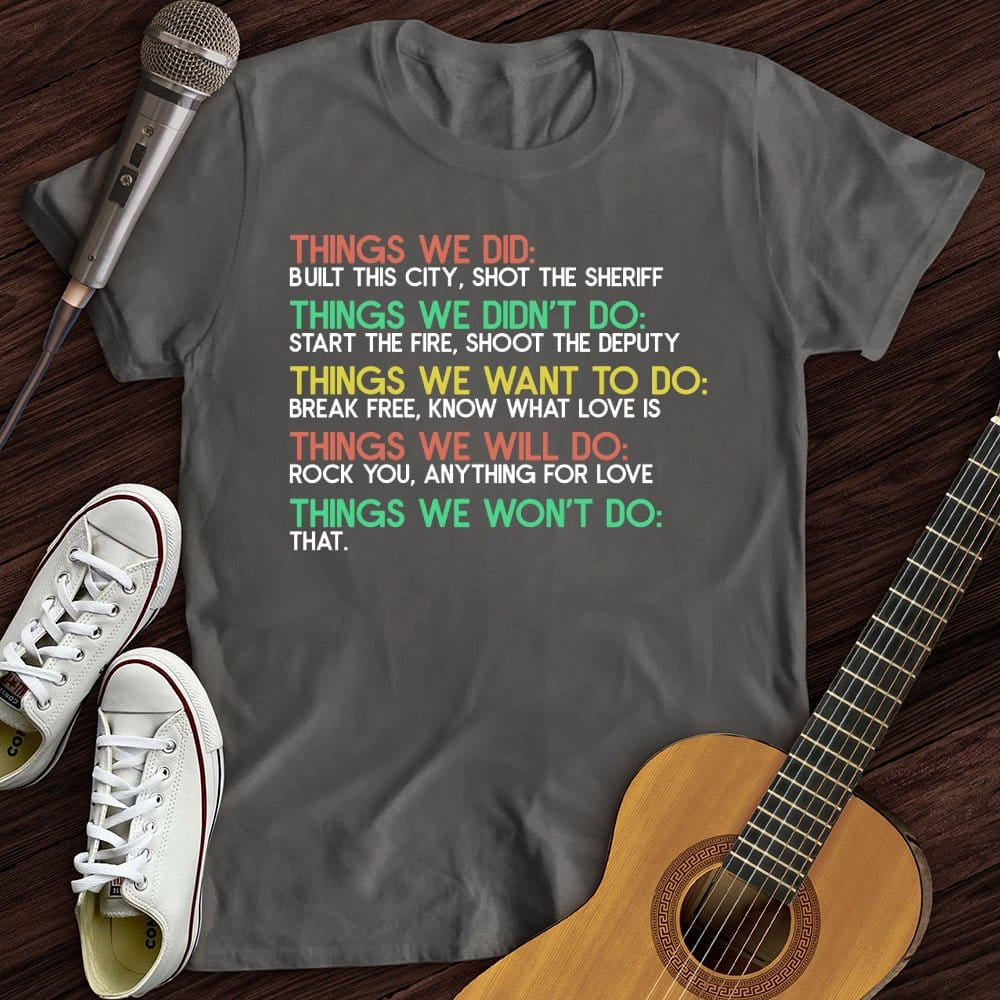 THINKS WE DID WOMEN'S T-SHIRT