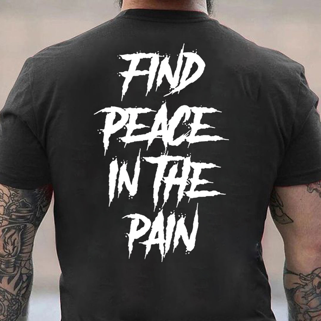 Find Peace In The Pain Cotton Men's T-shirt