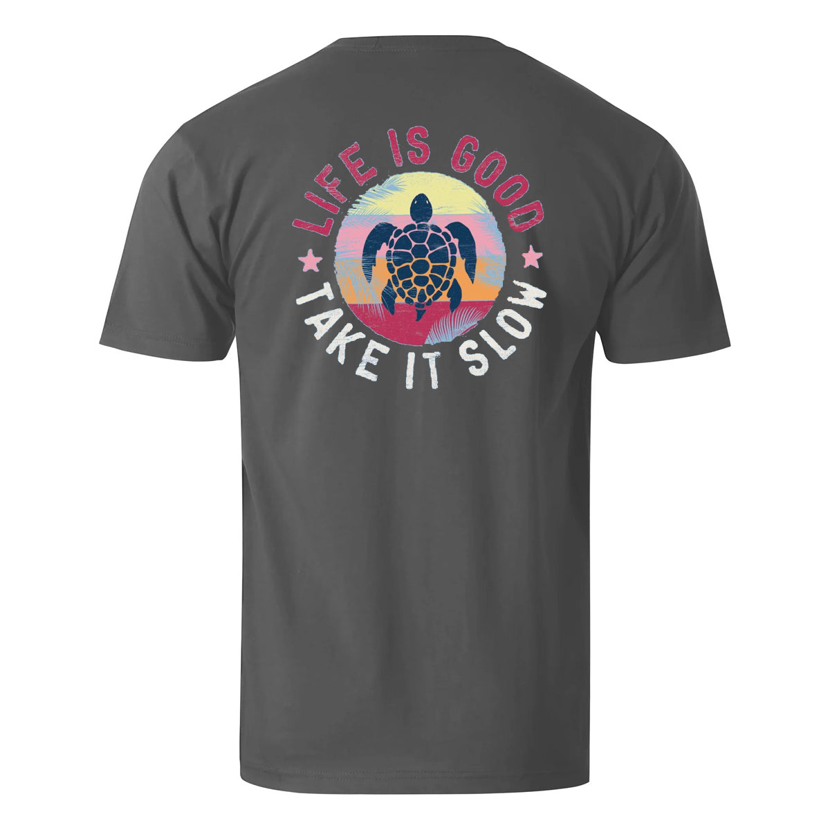 Vacation Life Is Good Take It Slow Men's Cotton T-shirt
