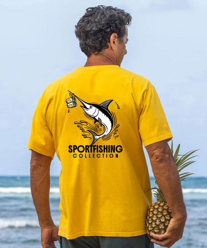 Vacation Outdoor Fishing Men's Cotton T-shirt