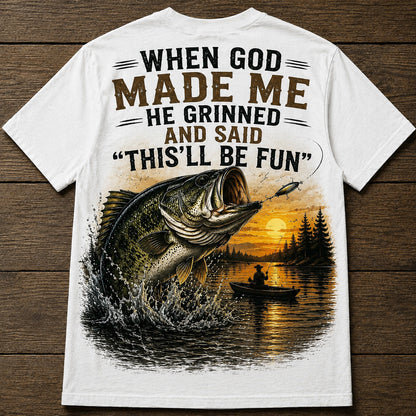 WHEN GOD MADE ME Men's T-shirt