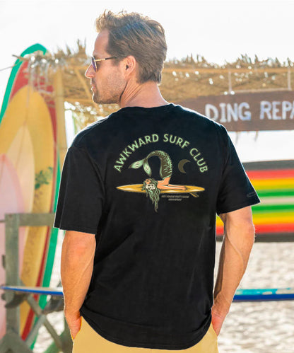 Vacation Awkward Surf Clue Mermaid Men's Cotton T-shirt