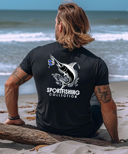 Vacation Outdoor Fishing Men's Cotton T-shirt