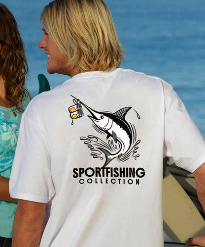 Vacation Outdoor Fishing Men's Cotton T-shirt