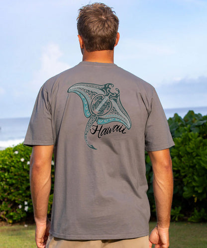 Vacation Manta Hawaii Sea Men's Cotton T-shirt