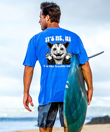 Vacation It's Me, Hi. I'm The Trouble Maker Men's Cotton T-shirt