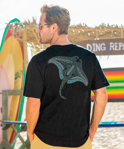 Vacation Manta Hawaii Sea Men's Cotton T-shirt