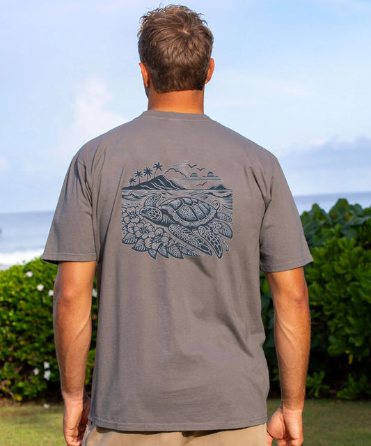 Vacation Sea turtles Men's Cotton T-shirt