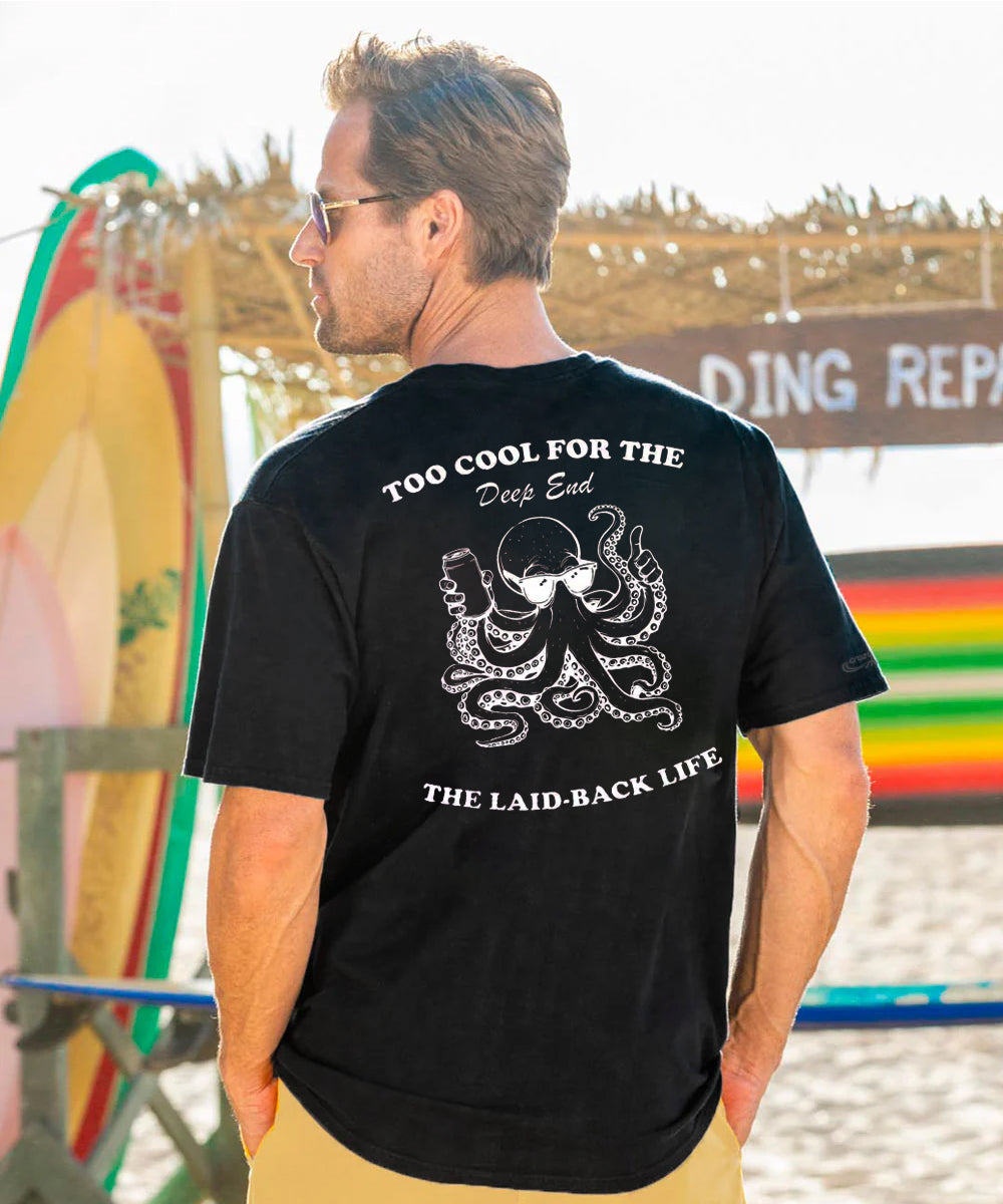 Vacation The Octopus Men's Cotton T-shirt