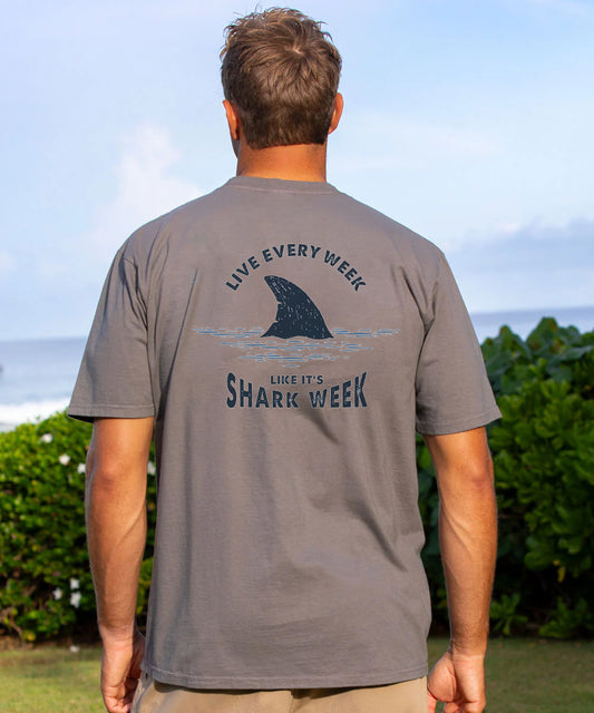 Vacation Live Every Week, Like It's Shark Week Men's Cotton T-shirt