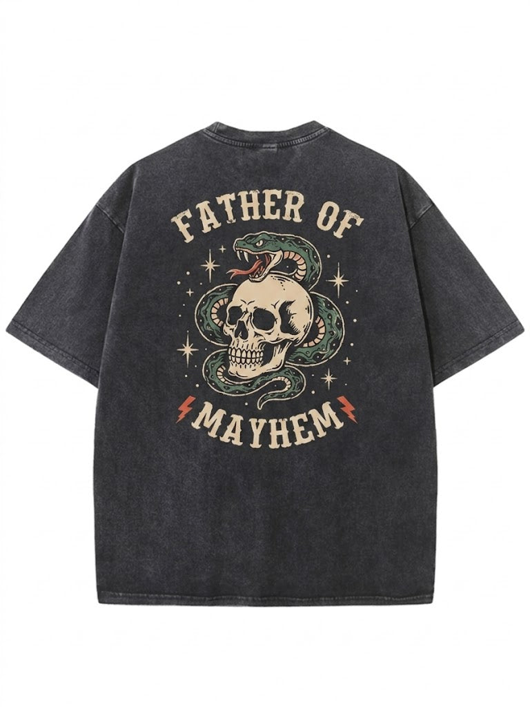 Father of Mayhem Washed Men's T-shirt