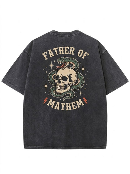 Father of Mayhem Washed Men's T-shirt
