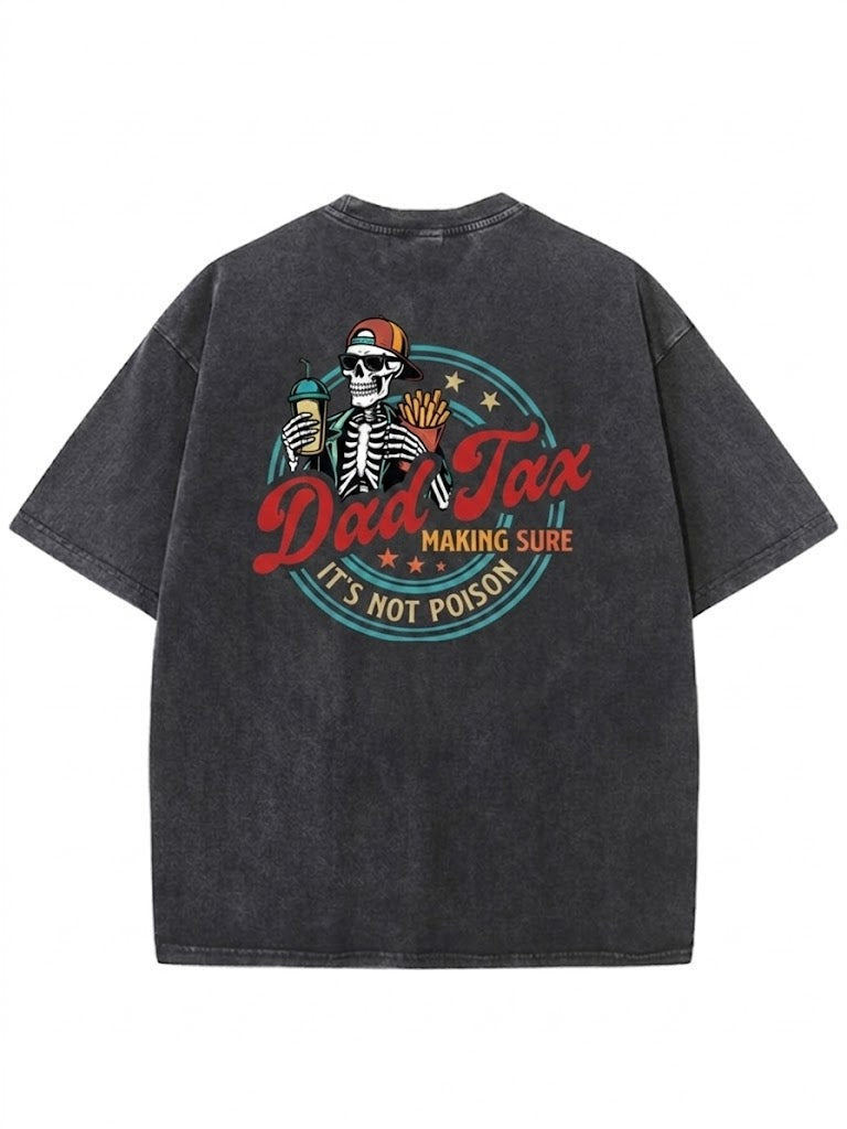 The Dad Tax Funny Washed Men's T-shirt