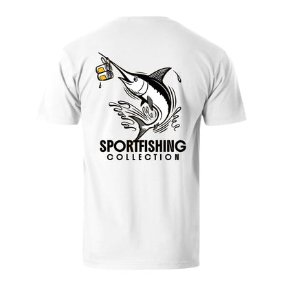 Vacation Outdoor Fishing Men's Cotton T-shirt