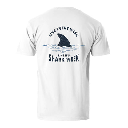 Vacation Live Every Week, Like It's Shark Week Men's Cotton T-shirt
