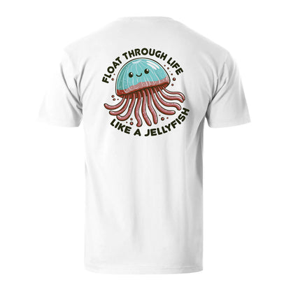 Vacation Float Through Life Like A Jellyfish Men's Cotton T-shirt