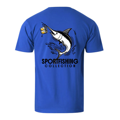 Vacation Outdoor Fishing Men's Cotton T-shirt