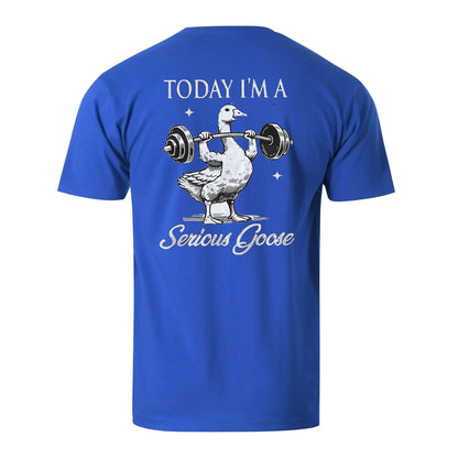 Vacation Today I'M A Serious Gooes Men's Cotton T-shirt