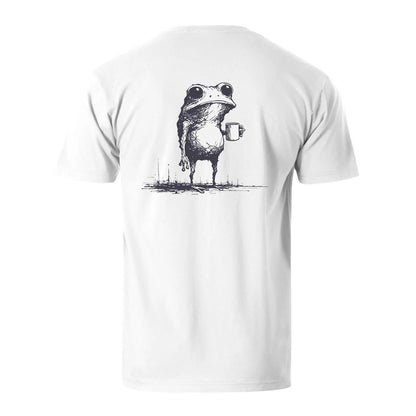 Vacation Mr. Frog drinks Men's Cotton T-shirt