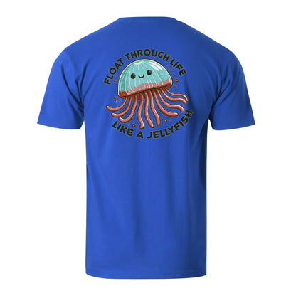 Vacation Float Through Life Like A Jellyfish Men's Cotton T-shirt