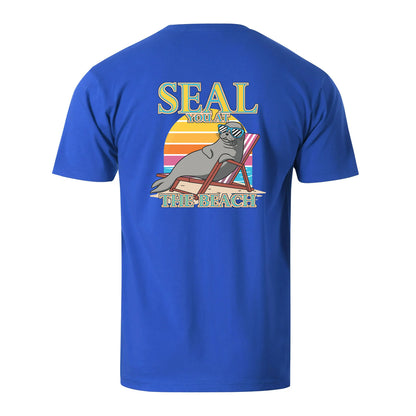 Vacation Seal You At The Beach Men's Cotton T-shirt