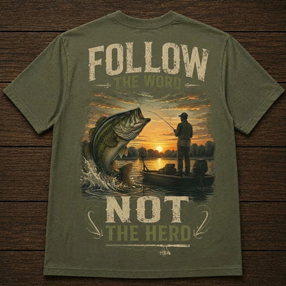 Follow The Word Not The Herd Men's T-shirt